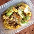働く女子の台所's cooksnap of when they made 牛肉と白ネギの卵とじ.