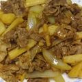 chisepoo's cooksnap of when they made 長芋と牛肉とｴﾘﾝｷﾞのｵｲｽﾀｰ炒め☆.