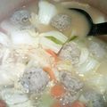 coing's cooksnap of when they made 地元九十九里のいわしのつみれ汁♪.