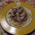 詩絵奈's cooksnap of when they made 簡単！サーモンときのこのクリームパスタ.