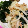 nisiyan's cooksnap of when they made 大根とワカメの和風シーチキンサラダ.