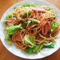 greentmt's cooksnap of when they made 昔懐かし～喫茶店の焼きそば風スパゲッティ.