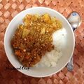 働く女子の台所's cooksnap of when they made 野菜たっぷり豆腐を使ったキーマカレー.