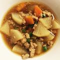 あいはるファイター's cooksnap of when they made ❄︎大根ひき肉❤️時短簡単トロトロ煮❄︎.