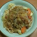 やゆみ's cooksnap of when they made ランチに！＊しょうゆバター焼きうどん.