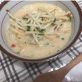 なかみく's cooksnap of when they made 節約1人ランチ☆坦々うどん.