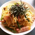 ふか谷's cooksnap of when they made 昆布茶&バター醤油のペペロンチーノ風♡.