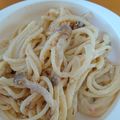 RayーRay's cooksnap of when they made きのこと鮭フレークのクリームパスタ.