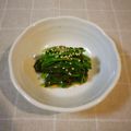 violets's cooksnap of when they made 超簡単！！ほうれん草のごま和え.