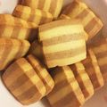 きゅいぬ's cooksnap of when they made しましまカフェラテクッキー.