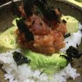 まる４８'s cooksnap of when they made 簡単！マグロユッケ丼♪.