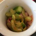 falacommi's cooksnap of when they made ハムときゅうりとセロリの辛味和え.