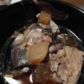 ryoーtan's cooksnap of when they made ぶり大根リメイク！サバ大根♪.
