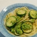 新妻あや's cooksnap of when they made 緑のパスタ☆ズッキーニ.