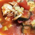 micchily's cooksnap of when they made 鍋は飽きた人　白身魚のトマト　スープを.