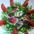 かす”お's cooksnap of when they made 夏はこれで決まり！サラダ風かつおのたたき.