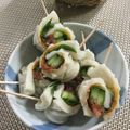 yuminan47k's cooksnap of when they made 簡単 竹輪の クルクル巻き(o^^o).