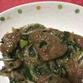 emi0015's cooksnap of when they made ご飯おかわり～！これが俺のレバニラ炒め！.