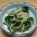 あかさ0157's cooksnap of when they made ほうれん草とモヤシのナムル！お弁当にも！.
