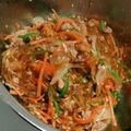 駄々子's cooksnap of when they made 葛きりの本格チャプチェ.