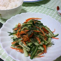 cookpad1年生's cooksnap of when they made きゅうりとにんじんの簡単ナムル.
