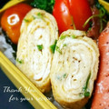 inyako's cooksnap of when they made お弁当用☆だし巻き風卵焼き.