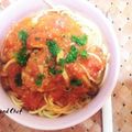 働く女子の台所's cooksnap of when they made ふわふわミートボールのトマト煮.