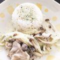 くららママ♡'s cooksnap of when they made 簡単★豚こまポークストロガノフ.