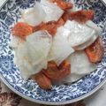 よん妻's cooksnap of when they made 大根と柿の昆布茶なます.
