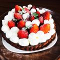 ぱぱぱぱぱんちゃん's cooksnap of when they made ♪話題入り感謝♪イチゴのカスタードタルト.