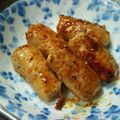 しはな's cooksnap of when they made 豚肉巻き豆腐の生姜焼き.