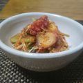 ダイナマイト漆黒's cooksnap of when they made ＊たこと千切り野菜のコチュジャンサラダ＊.