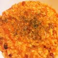 eri_an's cooksnap of when they made ミネストローネリメイク！チーズリゾット.