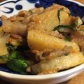 lacco's cooksnap of when they made 簡単！長芋と豚肉の梅味噌炒め.