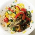 カヘルさん's cooksnap of when they made オクラとパプリカのベーコンバターソテー.