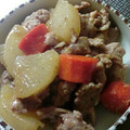 あみ★まりん's cooksnap of when they made 肉じゃがの冬版!大根と豚の甘辛煮♡.