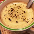 ノビル's cooksnap of when they made ホッと♡カフェ・ラッテ 黒糖きなこ✿.