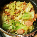 Mm08's cooksnap of when they made たっぷり♪キャベツとウィンナーの卵とじ✨.