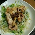 M130018's cooksnap of when they made 豆苗もやし鶏もも炒め（写真付き）.