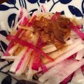 chaboyume's cooksnap of when they made シャキシャキ大根のかりかりベーコンサラダ.
