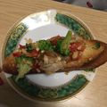 クックD4H9C3☆'s cooksnap of when they made から揚げとブロッコリーのタルティーヌ.