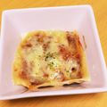 OLAFちゃん's cooksnap of when they made 【QC#2】餃子の皮で茄子ラザニア.