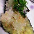 ユーロン's cooksnap of when they made 茄子天ぷらの生姜のせ.