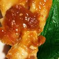 クックQXCOV0☆'s cooksnap of when they made ヘルシーささみの梅肉照り焼き☆大葉添え.