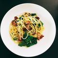 FujikoUK's cooksnap of when they made ブロッコリーベーコン簡単パスタ.