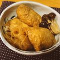 ピーマンがスキです♪'s cooksnap of when they made おいなりさんの肉詰め.