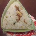 あゆたっくん's cooksnap of when they made 塩サバ焼きおにぎり ♪.