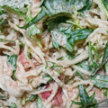 たった。's cooksnap of when they made 簡単！切干大根と鶏ささみの明太マヨあえ.
