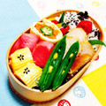 曲げわっぱ弁当's cooksnap of when they made 油揚げの野菜巻き甘辛煮.