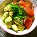 広野のタイタン's cooksnap of when they made マグロとアボカドのお丼.